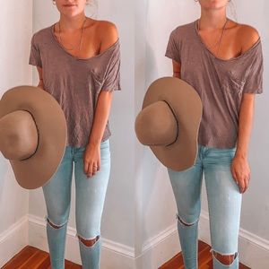 Mocha Loose T-Shirt